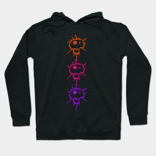 TripleBoosh Neon Tribute Eye Voodoo Design Hoodie